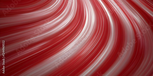 Abstract Red and White Swir...