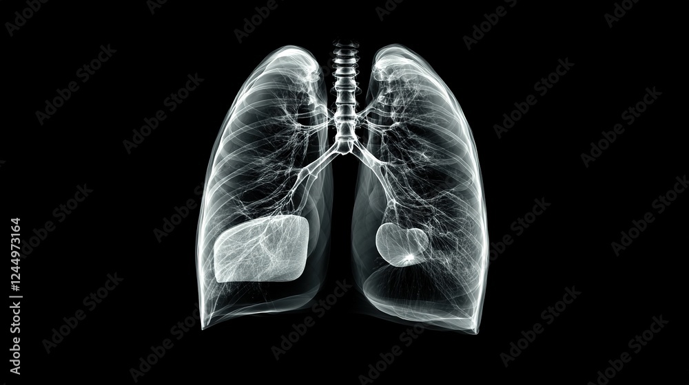 Human Lungs X-ray: Visualizing the Respiratory System for Health and Diagnostic Purposes Human Lungs X-ray: Visualizing the Respiratory System for Health and Diagnostic Purposes