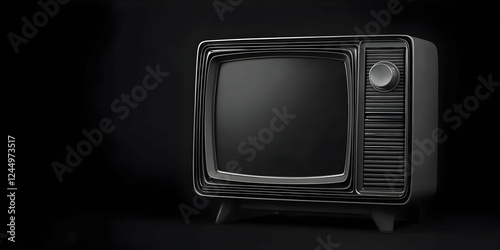 Retro Television Sits Majes...
