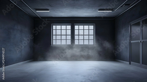 Dark and Empty Room with Fo...