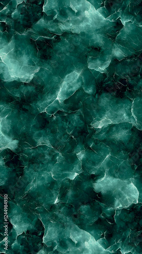 Dark Green Marble Texture B...