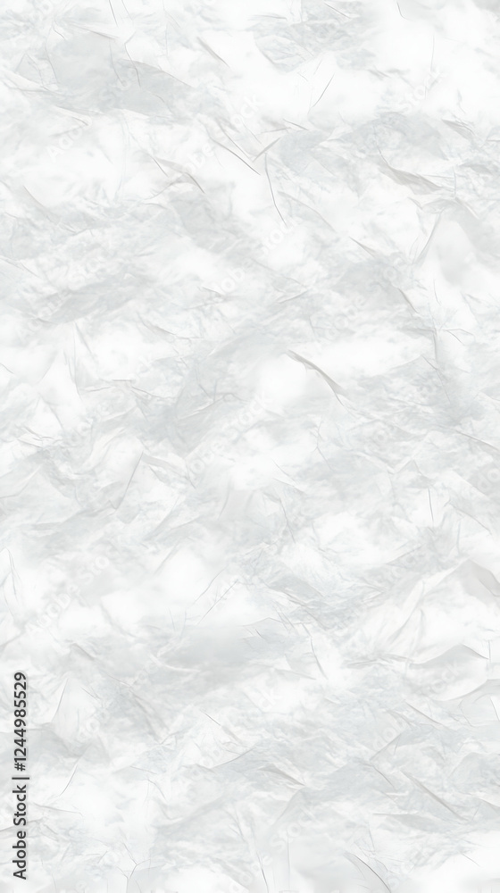 Obraz premium White Crumpled Plastic Texture Background Creates a Realistic and Textured Visual Effect.
