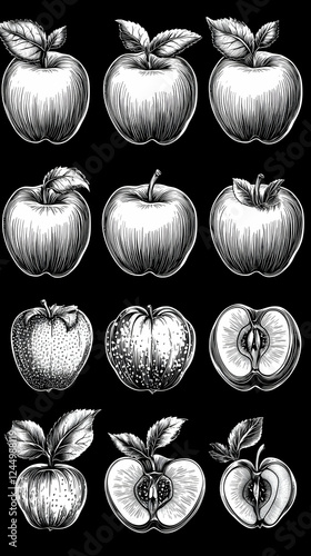 Vintage Illustration of App...