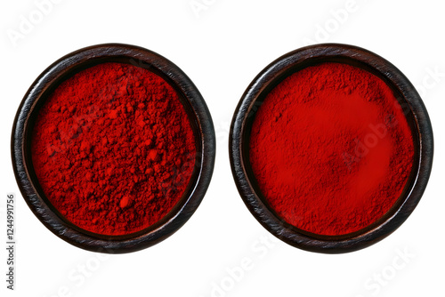 Two Wooden Bowls Filled wit...