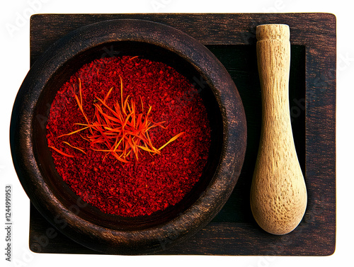 Red Spice Powder and Saffro...