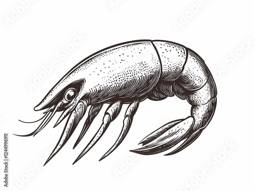Detailed Hand-Drawn Illustr...