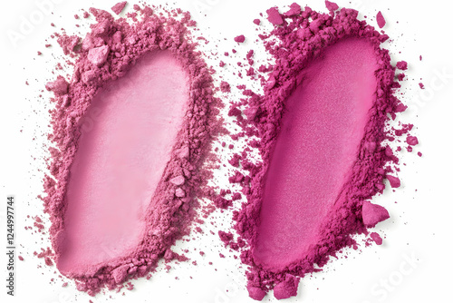 Crushed pink and magenta ey...