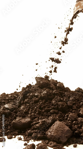 Wet Dirt Pile Forming with ...