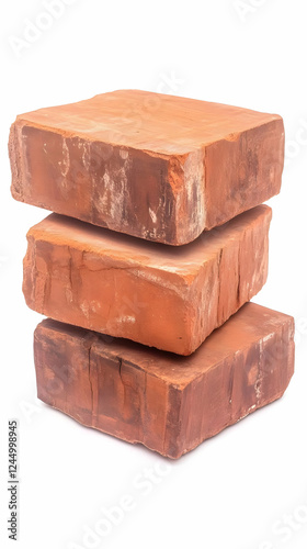 Three Rustic Red Clay Brick...