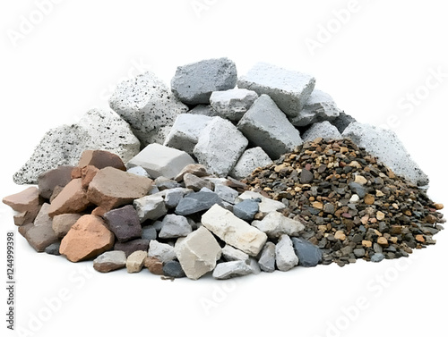 Pile of construction debris...