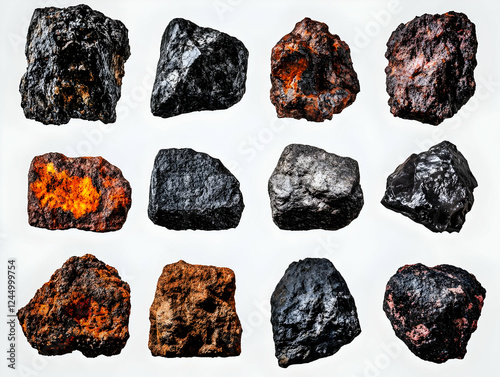 Twelve Diverse Rock Specime...