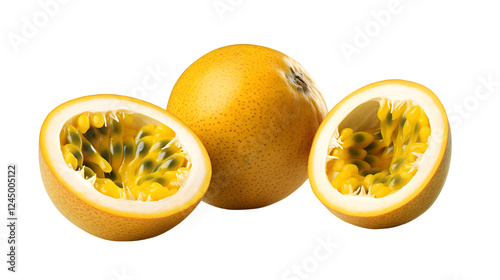 Assorted Fresh Fruits with Natural Colors and Realistic Textures, Ideal for Healthy Living Concepts, Culinary Designs, and Nutritional Promotions on Transparent Background