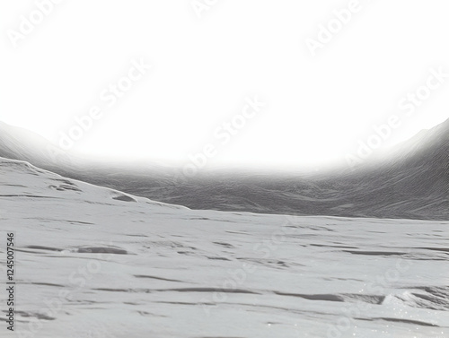 Abstract 3D Render of a Whi...