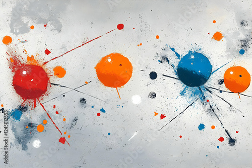 Abstract Painting with Colo...