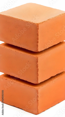 Three Rectangular Orange Br...