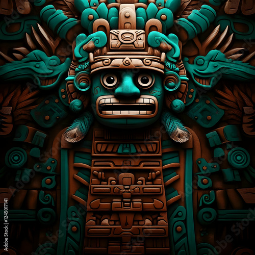 Intricate Ancient Totem Car...