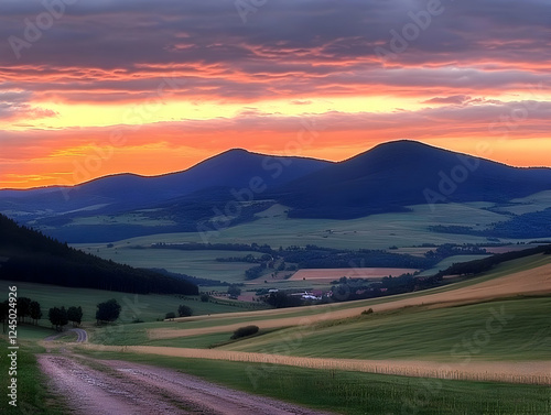 Rolling hills meet majestic...