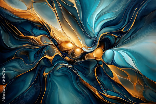Abstract Background with Sw...