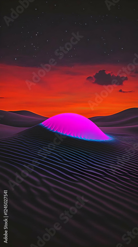 Glowing Orb Illuminates Des...