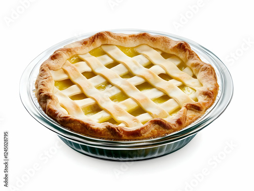 Freshly Baked Lemon Tart in...