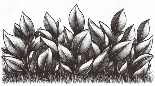 Detailed Hand-Drawn Illustr...