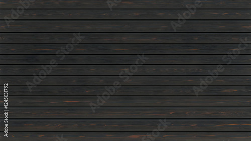 Dark Wooden Planks Form a R...