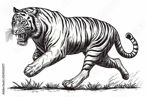 Aggressive Tiger Runs and G...