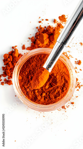 Vibrant Orange Powder in Ja...