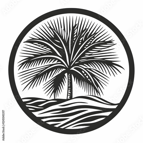 Circular Design: Palm Tree ...