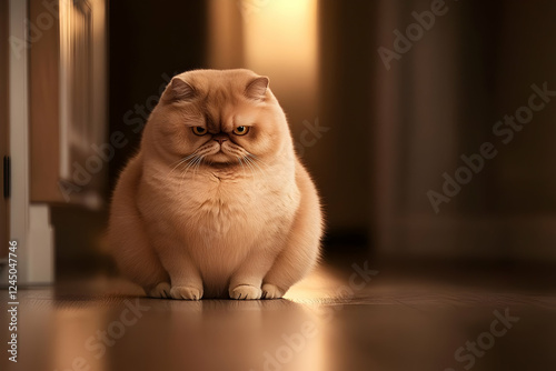 Grumpy Cat Sits Angrily on ...