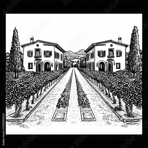 Elegant Villas Stand Majest...