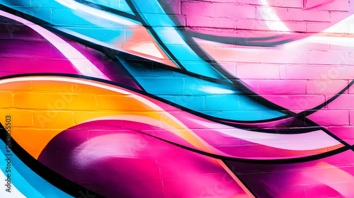 Vibrant Graffiti Art Explod...