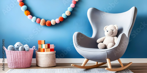 Cozy Nursery Interior Desig...