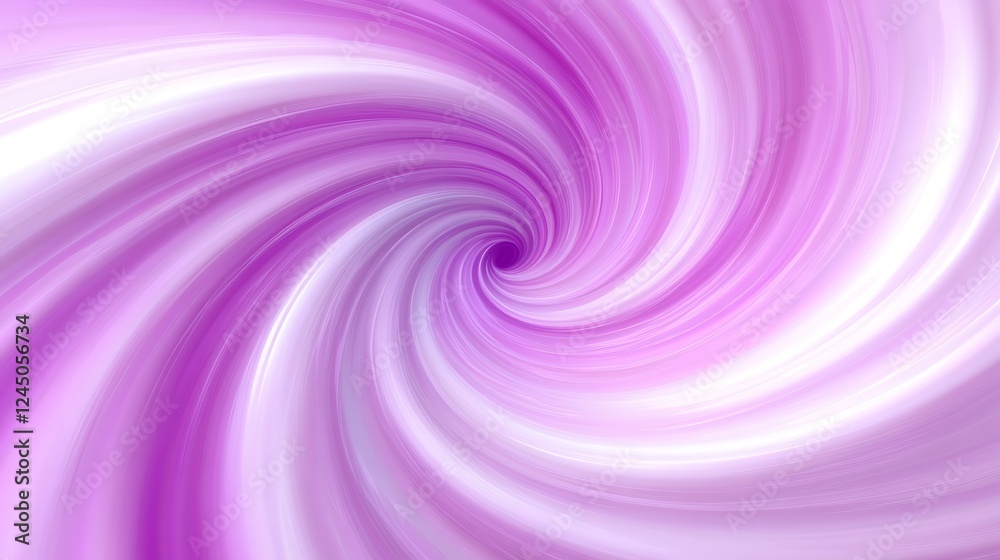 Fototapeta premium Abstract Swirling Purple and White Vortex Design