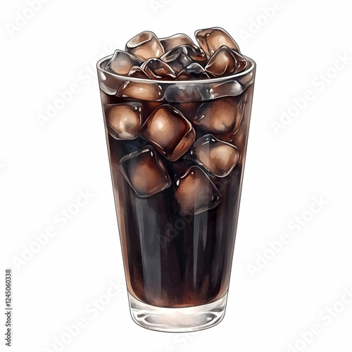 Iced Coffee Drink Illustrat...