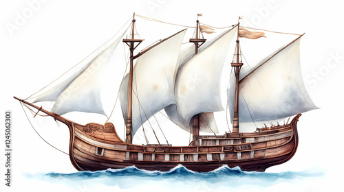 Watercolor Illustration of ...