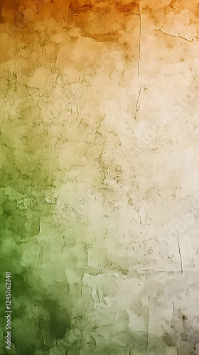 Green and Orange Abstract B...