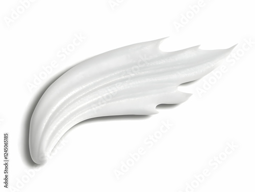 White Cream Swirl Creates a...