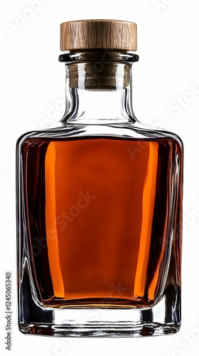 Elegant Glass Bottle Holds ...