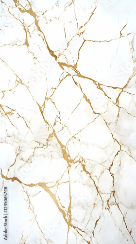 White Marble Texture with G...