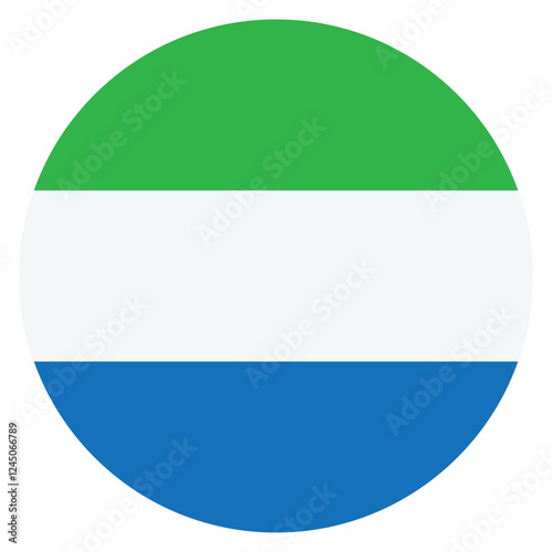 Sierra Leone flag. Sierra Leone circle flag logo icon computer vector illustration design Free Download Sierra Leone flag. Sierra Leone circle flag logo icon computer vector illustration design - GFXLoad