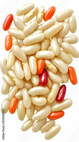 Assortment of White, Orange...