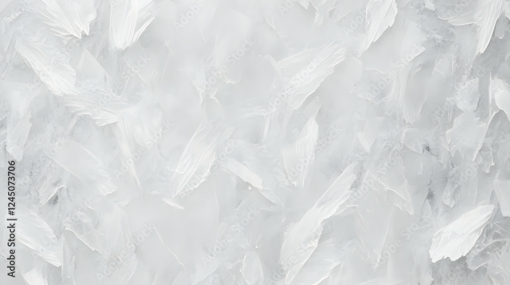 Obraz premium White Ice Texture Background with Abstract Pattern Creates a Cool and Refreshing Visual.