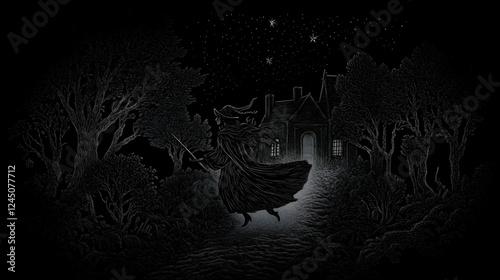 Enchanted Figure Floats Thr...
