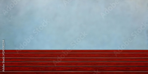 Red Wooden Planks Contrast ...
