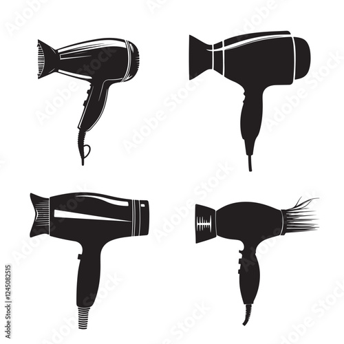 hair dryer vector illustration