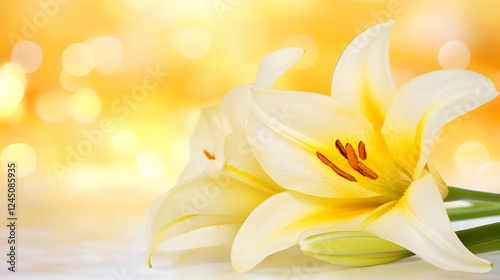 Elegant Yellow Lilies Grace...