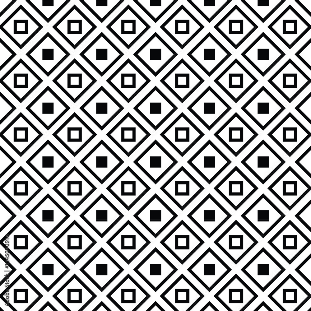 Black and White Diagonal Squares Tiles Pattern Repeat Background. seamless and repeats Black and White Diagonal Squares Tiles Pattern Repeat Background. seamless and repeats