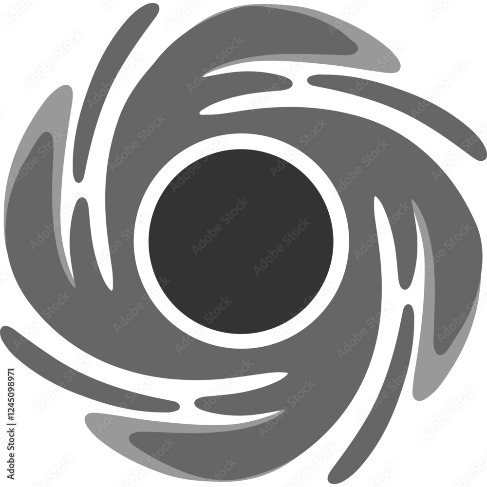 Rocket trail handdrawn illustration in vector design Rocket trail handdrawn illustration in vector design