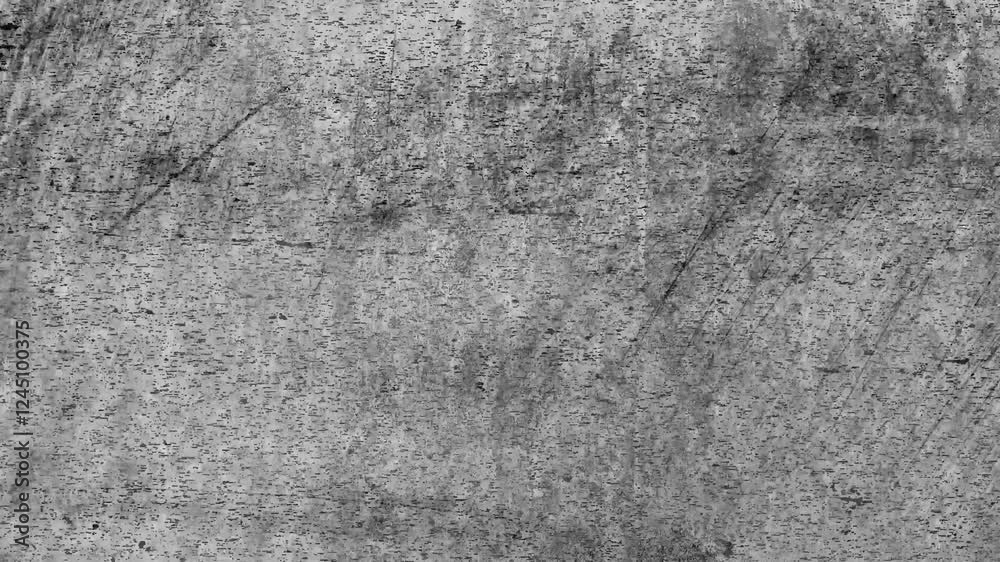 4K white grunge stop motion abstract background retro vintage video overlay, looping animation, texture  and grain for grunge effect